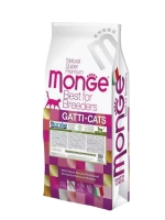Monge Cat Sensitive (Монж Кэт Сенситив) сухой корм для кошек Sensitive с курицей 10 кг