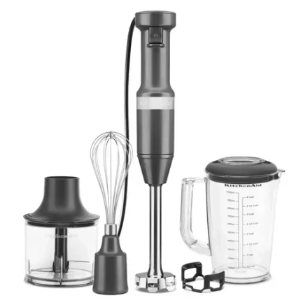 KitchenAid Ручной блендер с насадками антрацит EAN 8003437619588