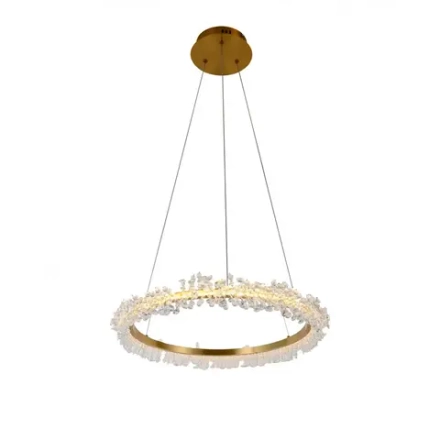 08242,36A Подвес Лаура латунь d40 h150 Led 20W (3000K). ТМ Kink Light