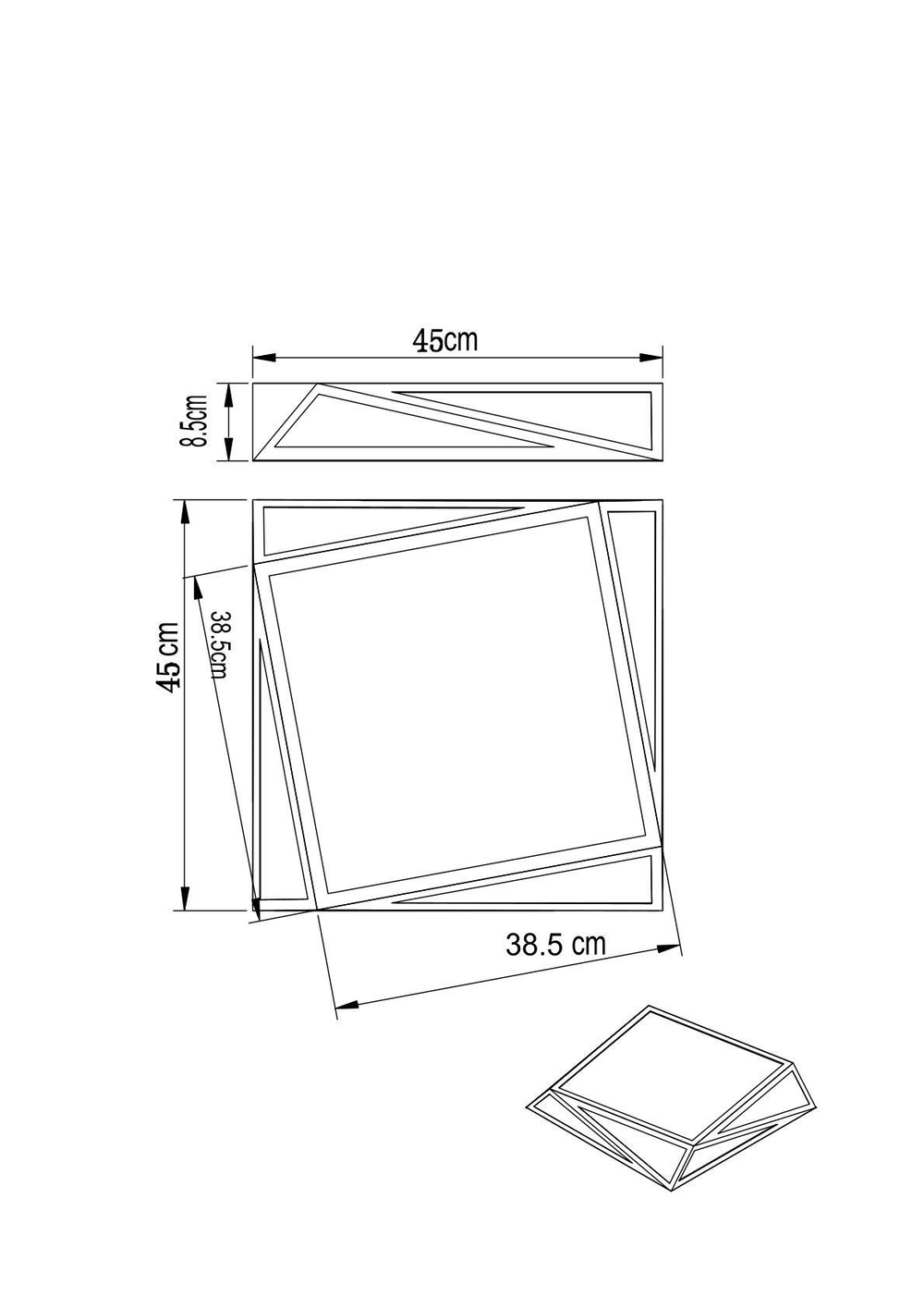 Люстра потолочная Arte Lamp Multi-Piazza A1929PL-1BK