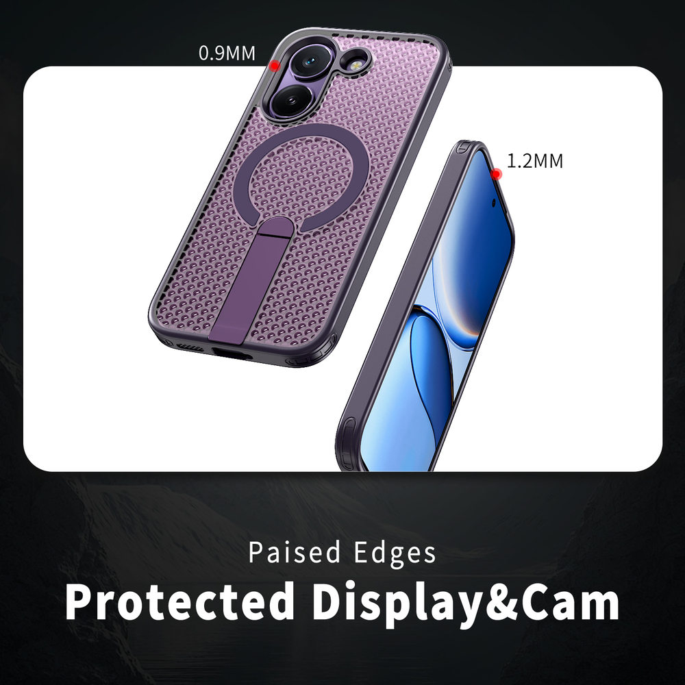 Прозрачный чехол Mesh Pro Magnetic Case для Poco X8 Pro 5G