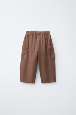 ZARA X PUKAS БРЮКИ КАРГО PUKAS SURF, КОРИЧНЕВЫЙ