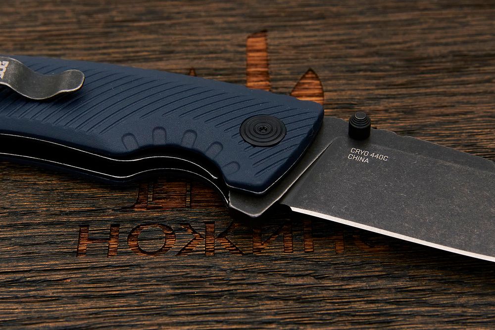Складной нож SOG Tellus, сталь Cryo 440С, рукоять GRN нави