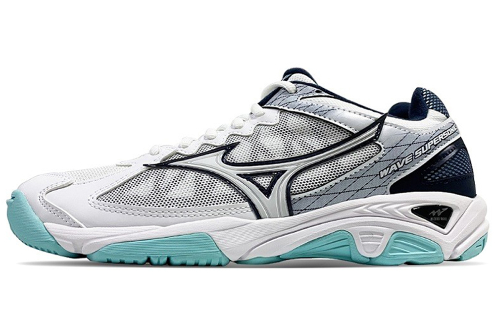 Mizuno Wave Supersonic "White Grey Sky Blue"