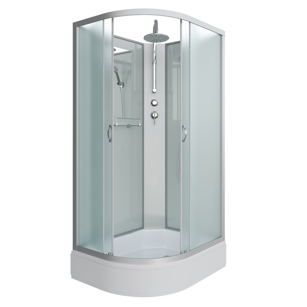 Душевая кабина Niagara Classic NG-33194-14RBKT (110х90х210) средний поддон(26см),стекло матовое,4 места