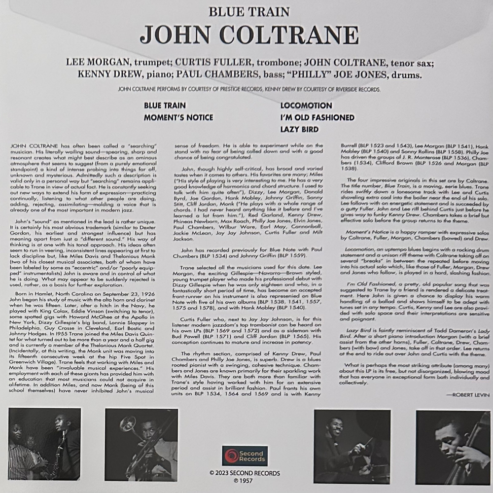 John Coltrane ‎– Blue Train (Европа 2021г.)