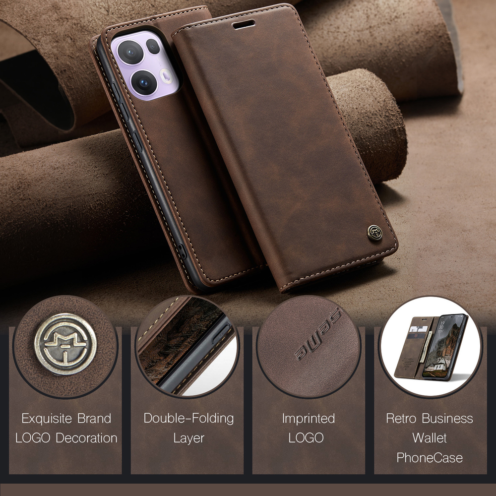 Чехол-книжка CaseMe Matte OPPO Reno 13 Pro global