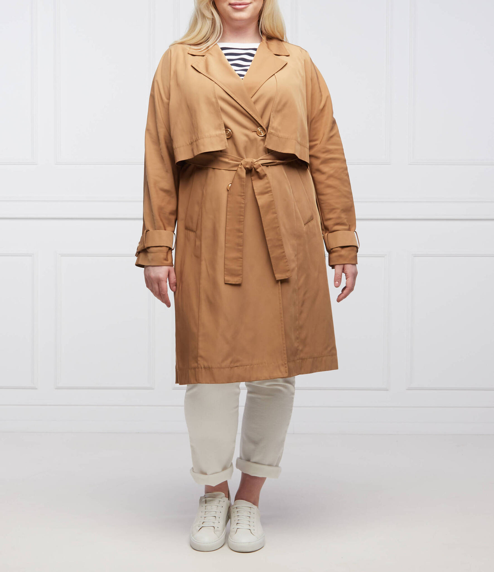 плащ 3в1 tamoa plus size Persona by Marina Rinaldi - светло-коричневый(1071012)