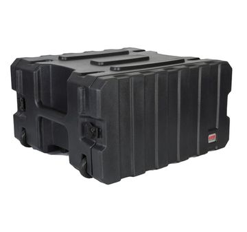 GATOR G-PROR-6U-19 - рэковый кейс, 6U, ручка, колеса, стальные рельсы, пластик