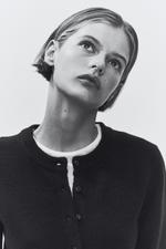 Текстурный трикотажный кардиган — длинные рукава - H&M
