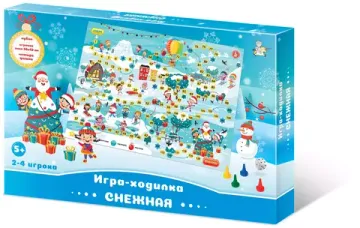 Настольная игра ходилка «Снежная»