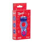 Фиолетовое эрекционное кольцо 1,7см с вибрацией Lola Games Rings Ringer 0114-71Lola