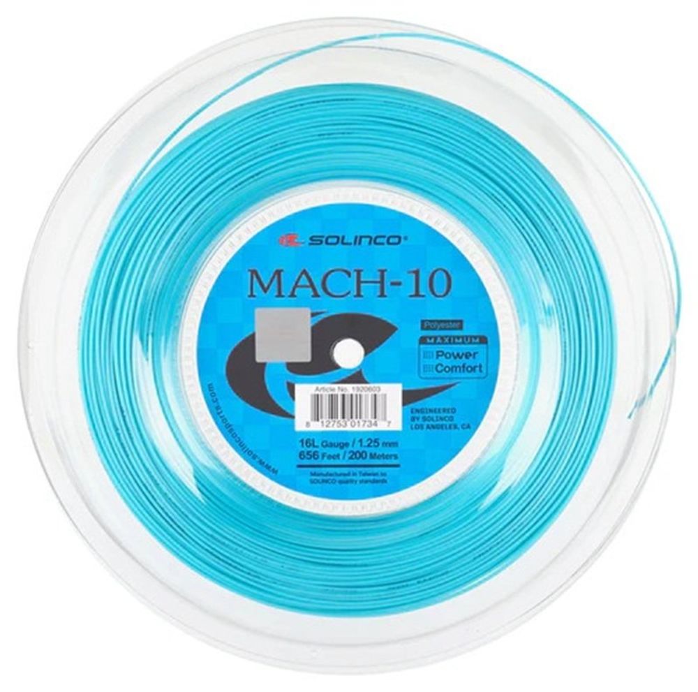 Струны для тенниса SOLINCO MACH 10 Бобины 200 м