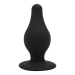 Черная большая анальная пробка Adrien Lastic SileXD