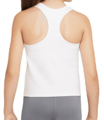 Футболка для девочки теннисная Nike Dri-Fit Swoosh Tank Bra - белый