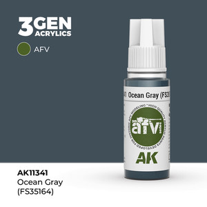 Акриловая краска AK Interactive Ocean Gray (FS 35164) 3GEN AFV, 18мл