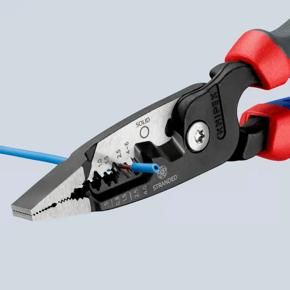 Многофункциональные клещи для электромонтажных работ Knipex 13 72 200 ME