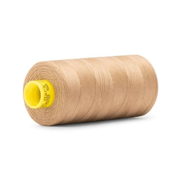 Нитка Gutermann Mara 120 (1000 метров), 1 кат., универсальная | 453 золотисто-бежевый