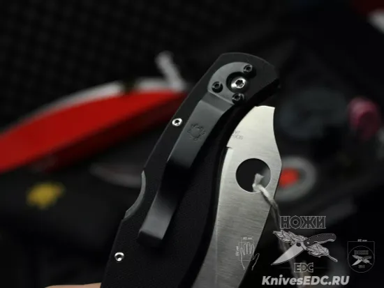 Нож складной Spyderco Civilian C12GS c клинком из стали VG-10, рукоять G10