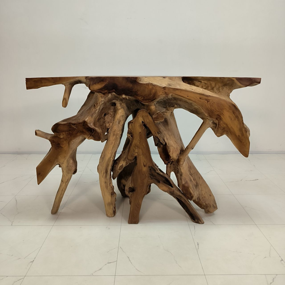 Консоль из корня тикового дерева 50086 Бакти (120x45x85)