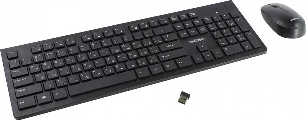 Комплект беспроводной Smartbuy SBC-206368AG-K Black клавиатура+мышь