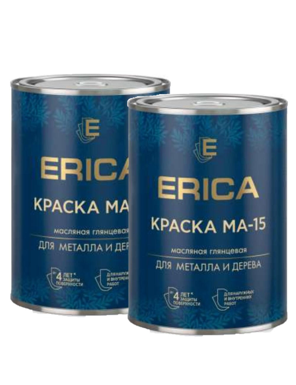 Краска МА-15 Erica, красная 0,8 кг 2 шт.
