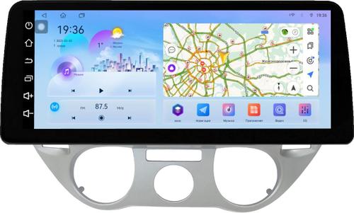Магнитола для Hyundai i20 2009-2012 (кондиционер) - FarCar монитор 12.3" 2K QLED на Android 14, Быстрая, CarPlay, 4G SIM-слот
