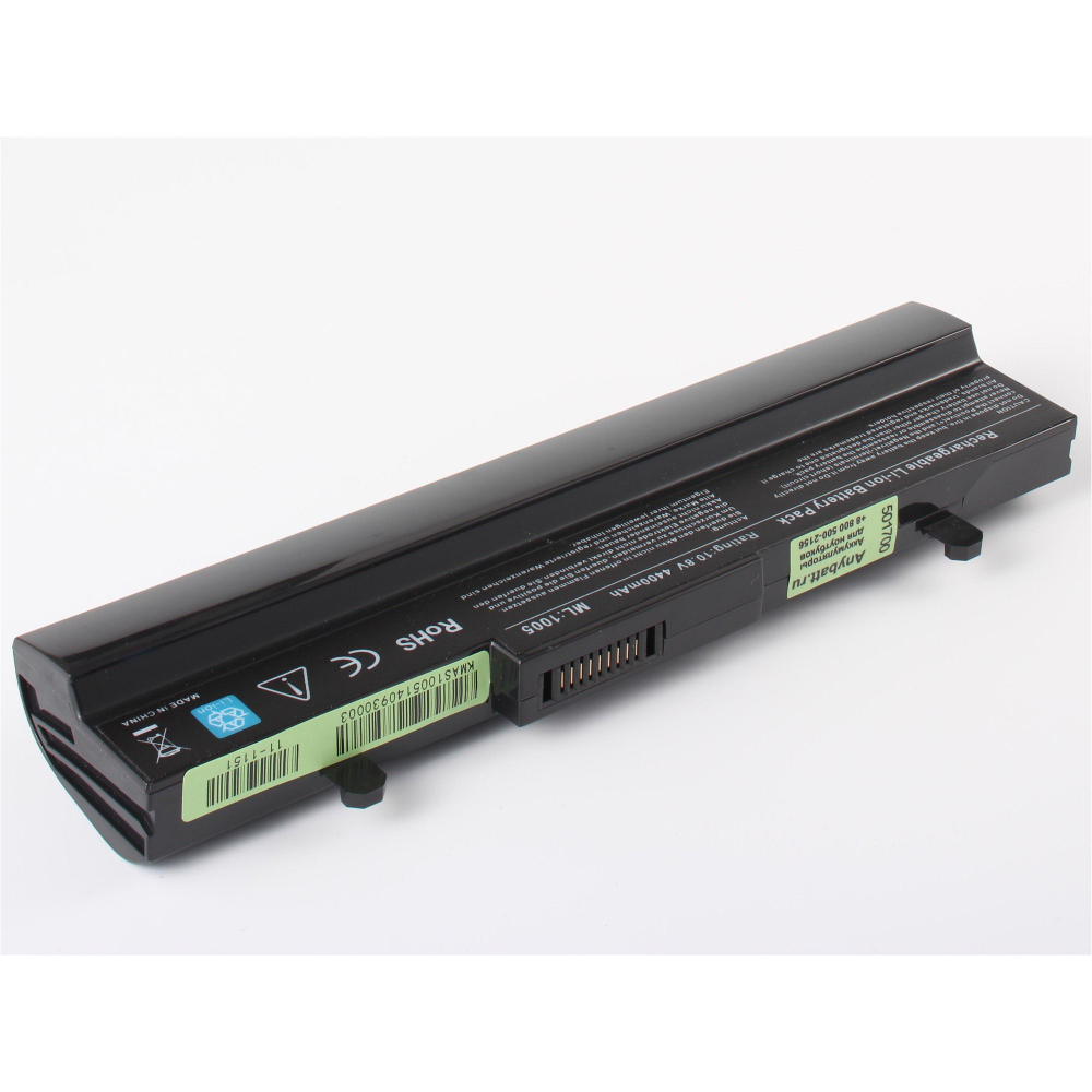 Аккумулятор AnyBatt 4400 mAh для ноутбука Asus Eee PC 1005, Eee PC 1001PX
