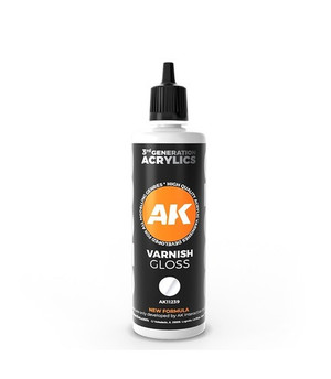 для сборных моделей AK Interactive Varnish Gloss 100ml