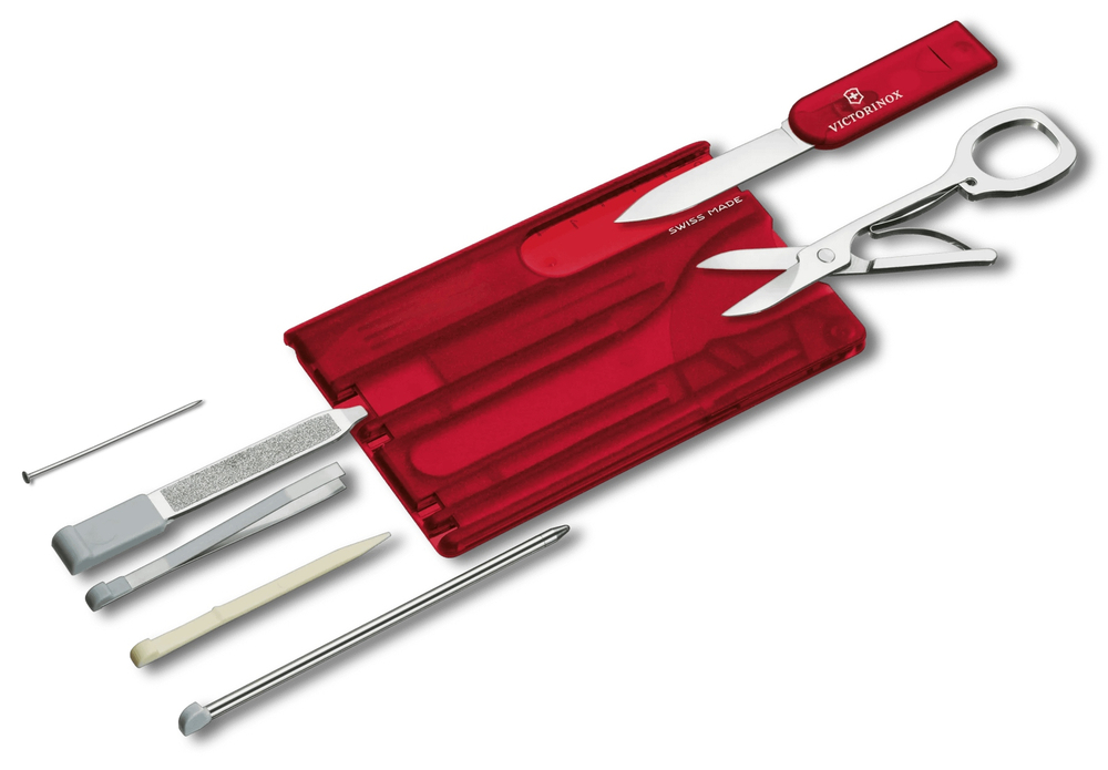 SwissCard Victorinox 0.7100.T red trans