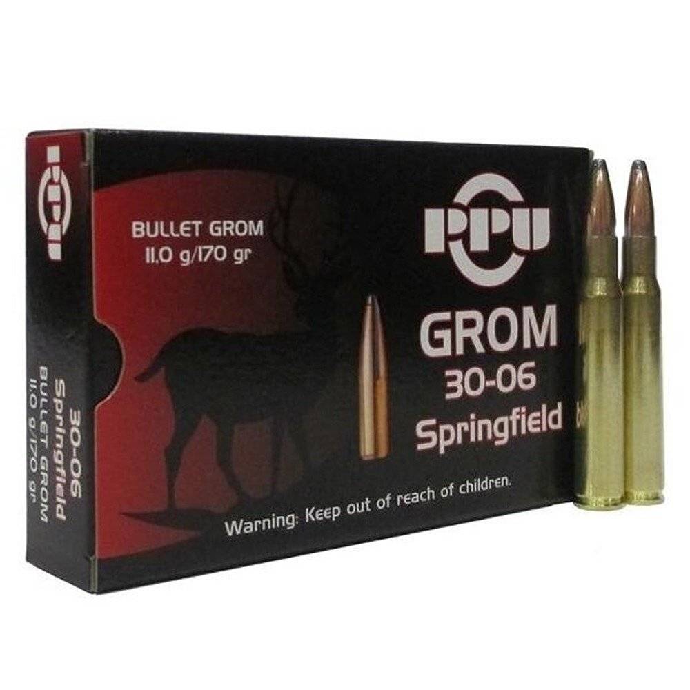 Патрон PPU 30-06Spr. GROM т/пули GROM 11,0гр.(А-323)