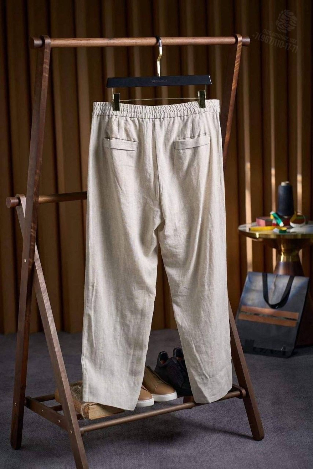 Льняные брюки Zegna