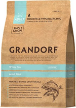GRANDORF White Fish Mini Сухой корм для взрослых собак мелких пород с белой рыбой и рисом, 1 кг