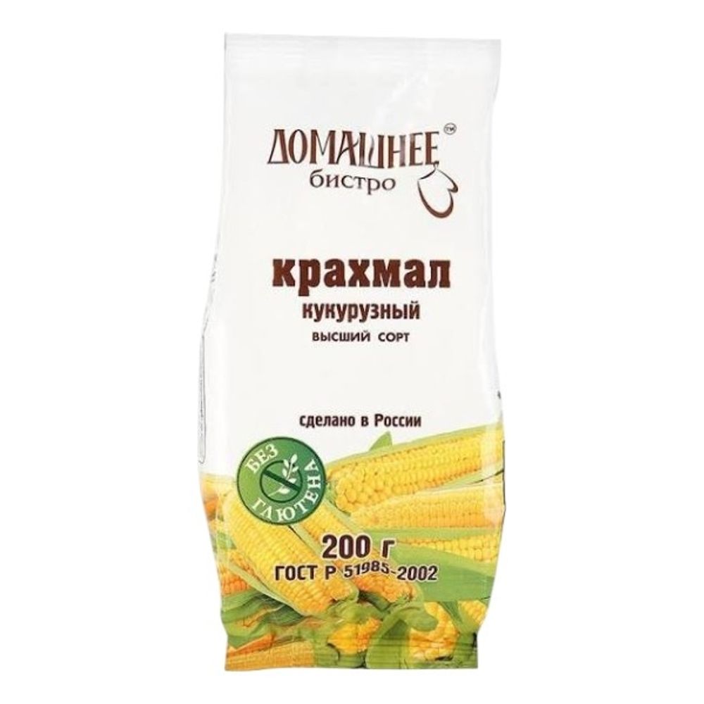 Крахмал Домашнее Бистро кукрузный 200г