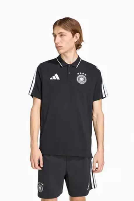 Футболка adidas Germany 2026 DNA Polo - черный