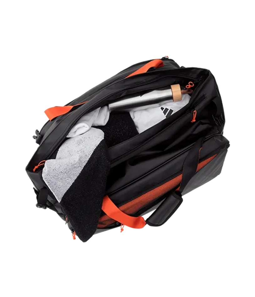 Сумка для падел Adidas Multigame Black-Orange 3.4 2025 – вместительная и удобная