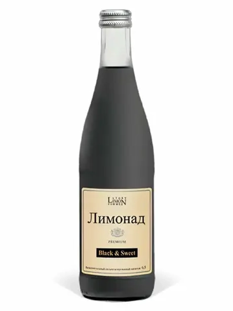 Напиток безалкогольный LIMON Biack&Sweet 0.5л бут