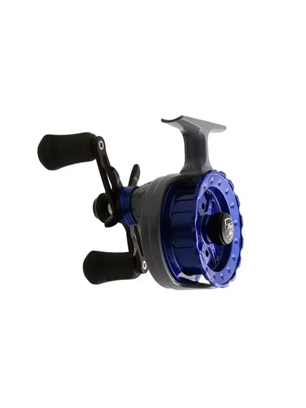 Катушка инерционная (зимняя) Black Side ICE ZEAL (4+1 подш.), черная для зимней рыбалки под удочку и спиннинг на судака, окуня и другую рыбу