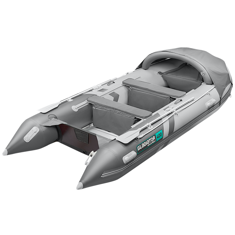 Лодка ПВХ Gladiator Active C400AL с алюминиевым полом -