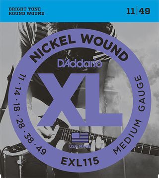 Струны для электрогитары 11-49 D'ADDARIO EXL115