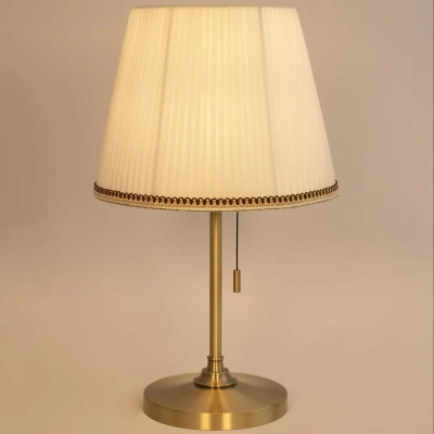 Citilux Линц CL402730 Настольная лампа бронза с белым абажуром