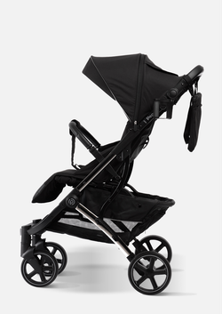 Peppy Коляска прогулочная Polo 2.0 (silver black) хром рама, сумка