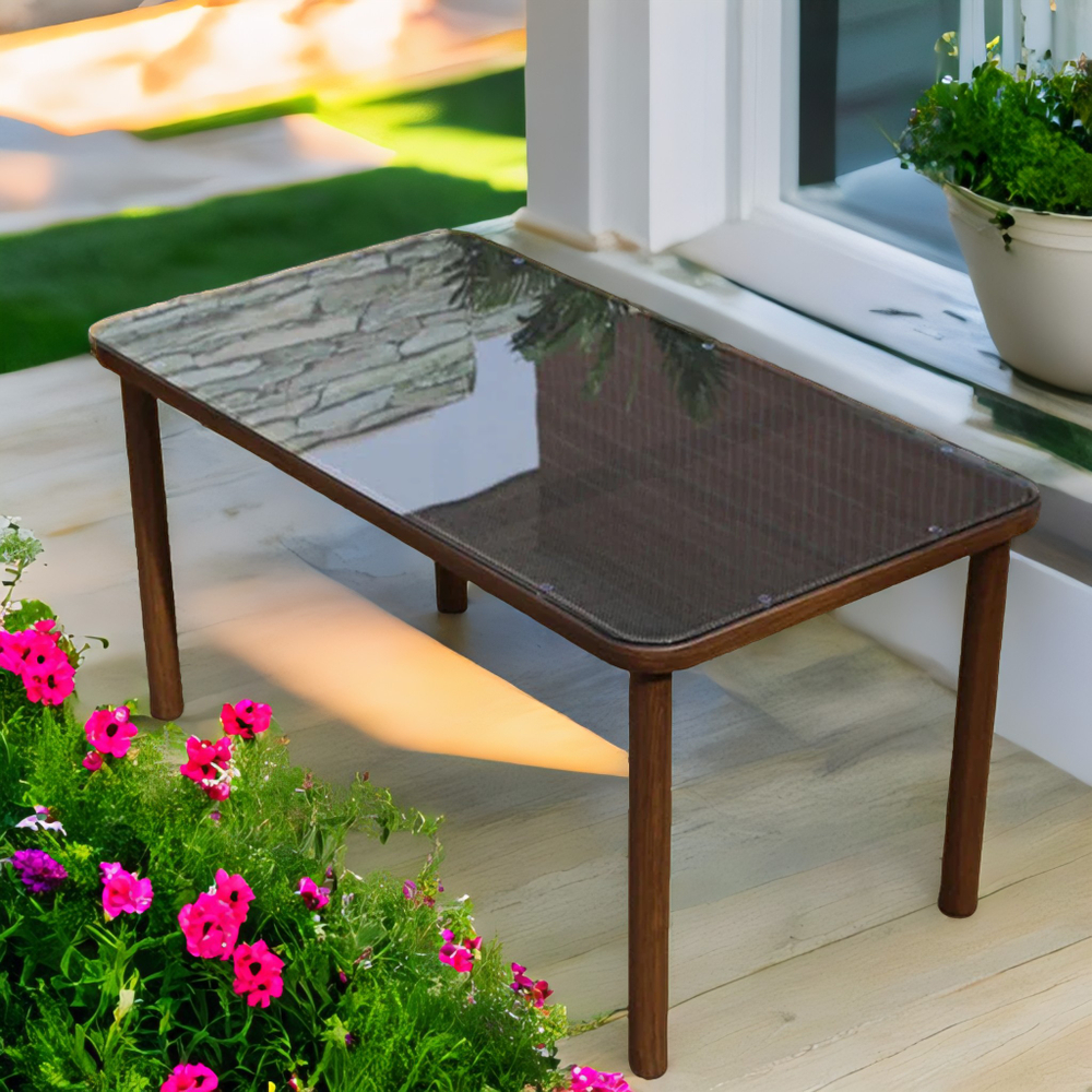 Стол прямоугольный 150х80 БАМБУК/ТЕСЛИН «BAMBOO/TESLIN»