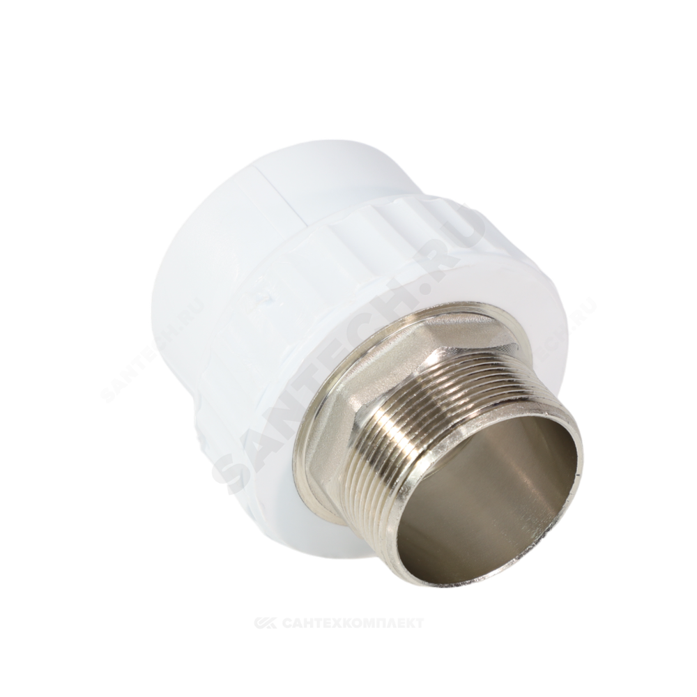 Муфта PP-R комбинированная белая Дн 32х1 1/4" НР под ключ VALFEX 10135132