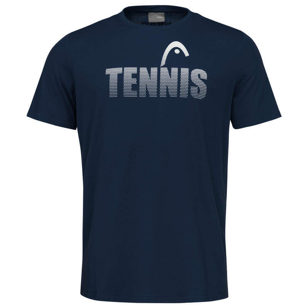 Футболка для мальчика теннисная Head Club Colin T-Shirt - dark blue