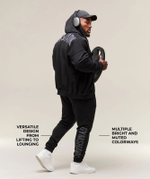 Штаны GYMSHARK Power Wordmark Joggers Black