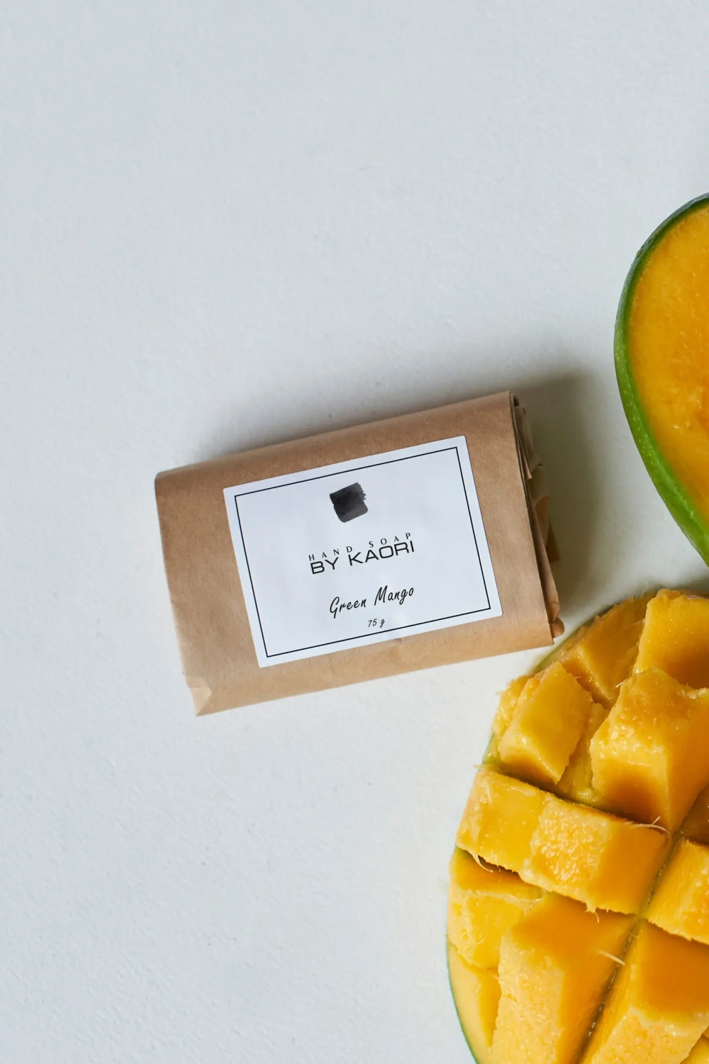 Твёрдое мыло ЗЕЛЕНОЕ МАНГО (GREEN MANGO)