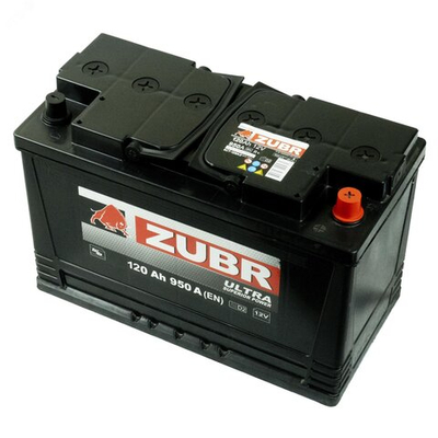 ZUBR Professional 120Ah R+