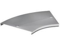Крышка CPO 45 на угол горизонтальный 45° осн.80, цинк-ламельная
