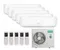 Мульти сплит-система Hisense 5 x AMS-09UW4RVETG00 / AMW5-42U4RTA